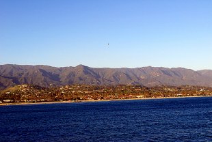 Stearns Wharf Pier Moutains